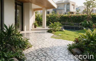 Gạch Terrazzo tái chế ngoài trời